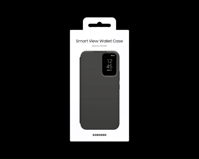 Samsung vaza capa carteira Galaxy A54 Smart View antes do lançamento