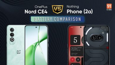 Comparação de Bateria OnePlus Nord CE4 vs Nothing Phone